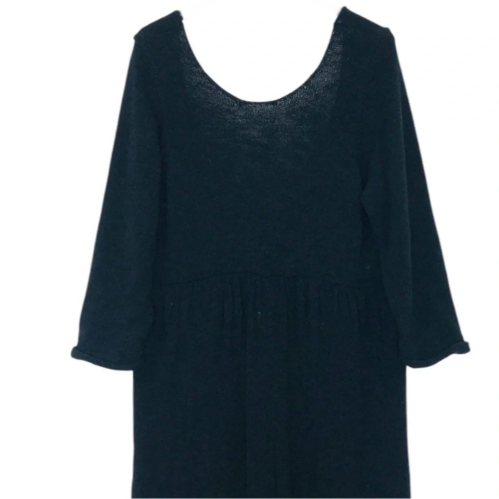 Free People Beach Black Sweater Jumpsuit